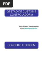 GESTÃ-O DE CUSTOS E CONTROLADORIA