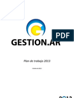 Gestionar - Plan de Trabajo 2013