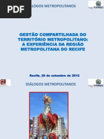 GESTÃO COMPARTILHADA DO TERRITÓRIO METROPOLITANO