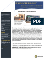 Optical Fiber Radiation Dosimeter 