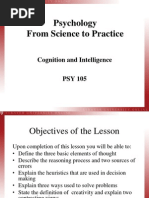 Psychology From Science To Practice: Cognition and Intelligence