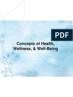 Concepts of Health,