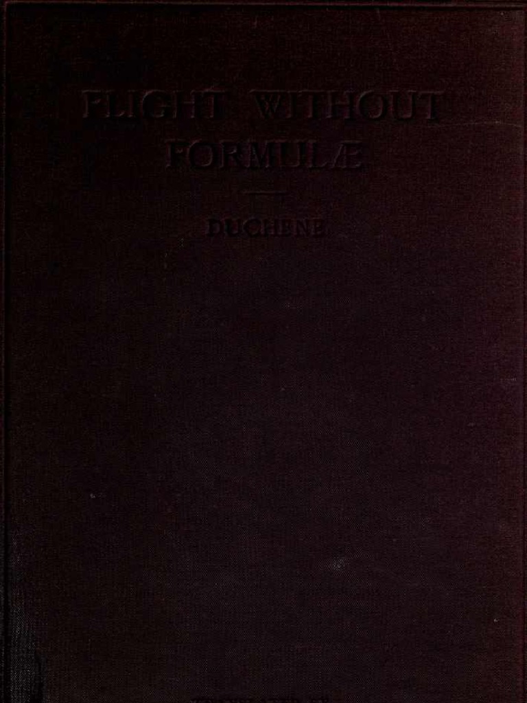 Flight Without Formulae | PDF | Flight | Lift (Force)