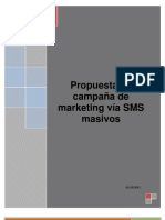 Propuesta de Campaña de Marketing Vía SMS Masivos