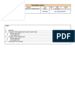 Calculation Sheet: Subject Job Rev. Date Sheet Fwj1 0 2012/05 1 of 7 Compiled Ing. Andrea Starnini