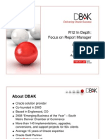 Dbak r12 Report Manager Rmoug Qew Aug 2011