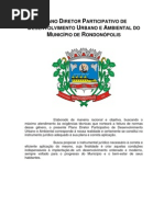 Plano Diretor Rondonopolis