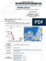 NDRRMC SWB No.1 Re Tropical Storm Marce