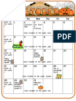 Oct 2012 Calendar