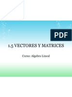 Vectores y Matrices