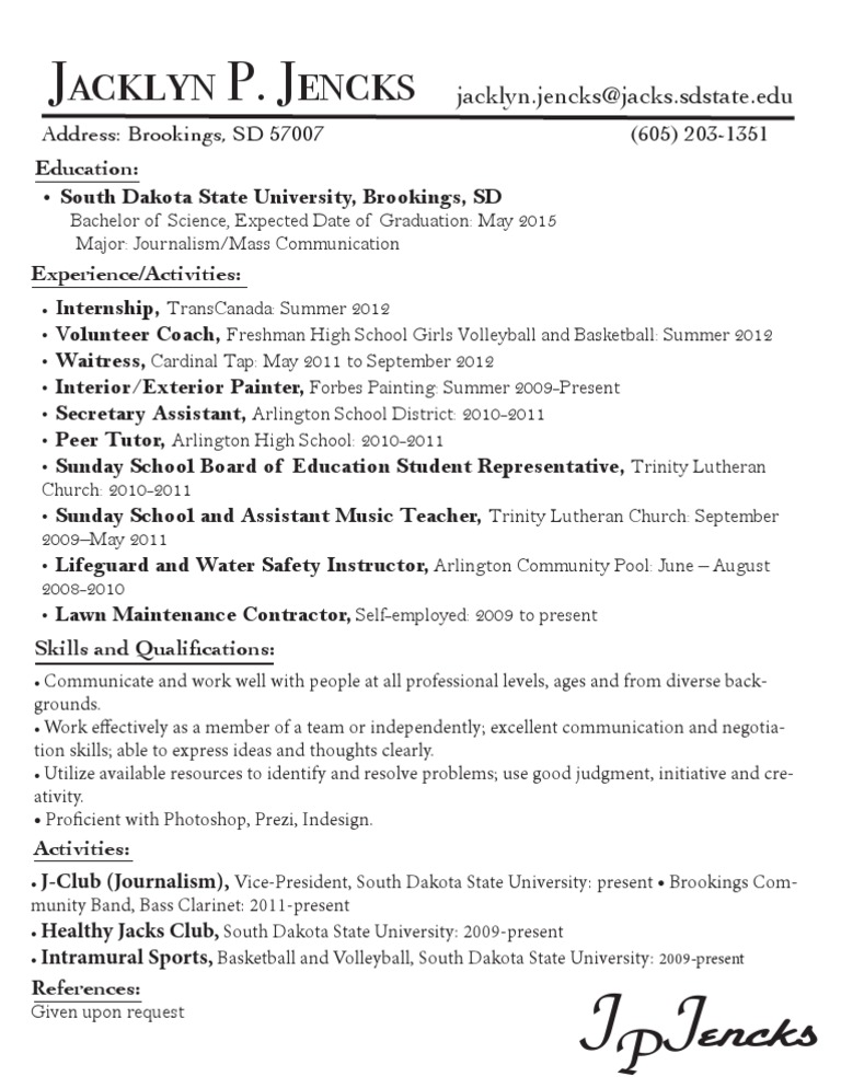 Resume Final | PDF