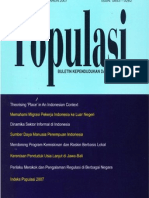 Populasi Volume 18, Nomor 2, Tahun 2007