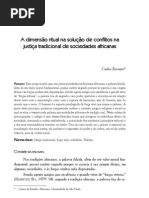 Carlos Serrano - A dimensão ritual na resolução de conflitos na justiça tradicional de sociedades africanas