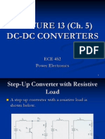 LECTURE 13 (Ch. 5) DC-DC Converters: ECE 452 Power Electronics