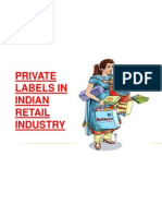 Private Labels in Indian Retail Industry