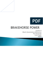 Brakehorse Power (As Related To EV)