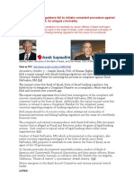 12-10-03 PRESS RELEASE: Israeli Banking Regulators Fail To Initiate Complaint Procedure Against Bank HaPoalim, BM, For Alleged Criminality