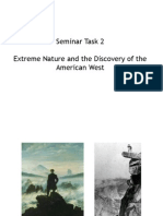 Seminar Task 2 Extreme Nature and The Discovery of The American West
