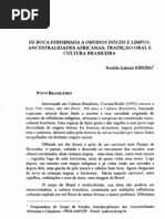 Ronilda Iyakemi - De boca perfumada a ouvidos dóceis e limpos. Ancestralidades africanas, tradição oral e cultura brasileira