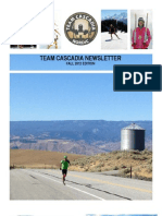 Team Cascadia Fall 2012 Newsletter 1