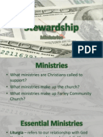 Stewardship - Ministries