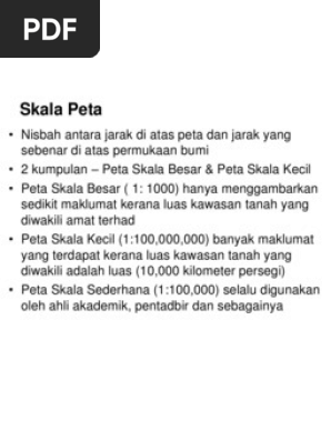 Kaedah Analisis Dalam Geografi Skala Peta Pdf