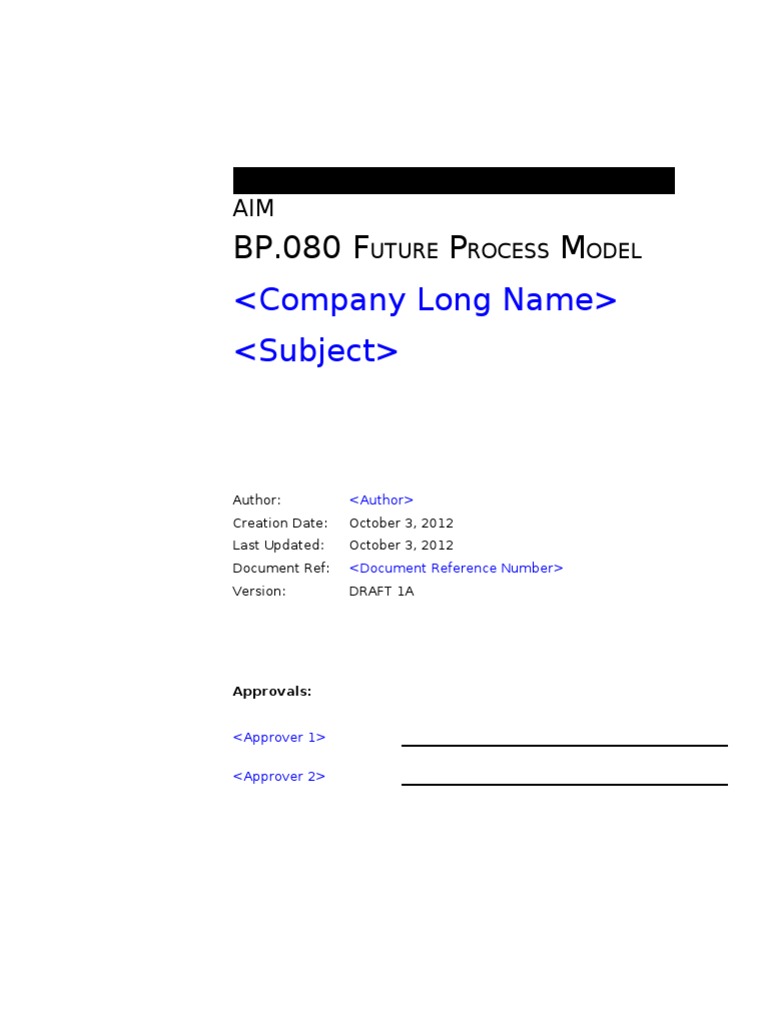 BP080 Future Process Model | PDF | Document | Computing
