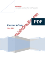 Current Affairs May 2012
