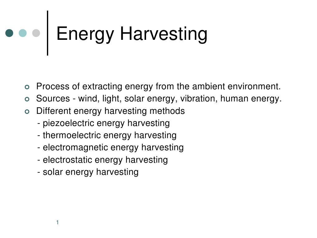 Energy Harvesting PDF