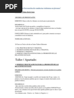 APUNTES_Copia Primer Dia Resumen de Actividades en el Aula. Prevención de Conductas Violentas en Jóvenes Agresivos