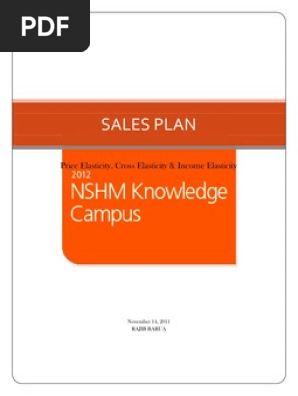 Sales Plan