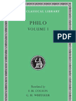Philo Volume I on the Creation Allegorical Interpretation of Genesis 2 and 3