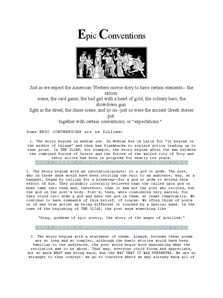 Epic poetry characteristics picture