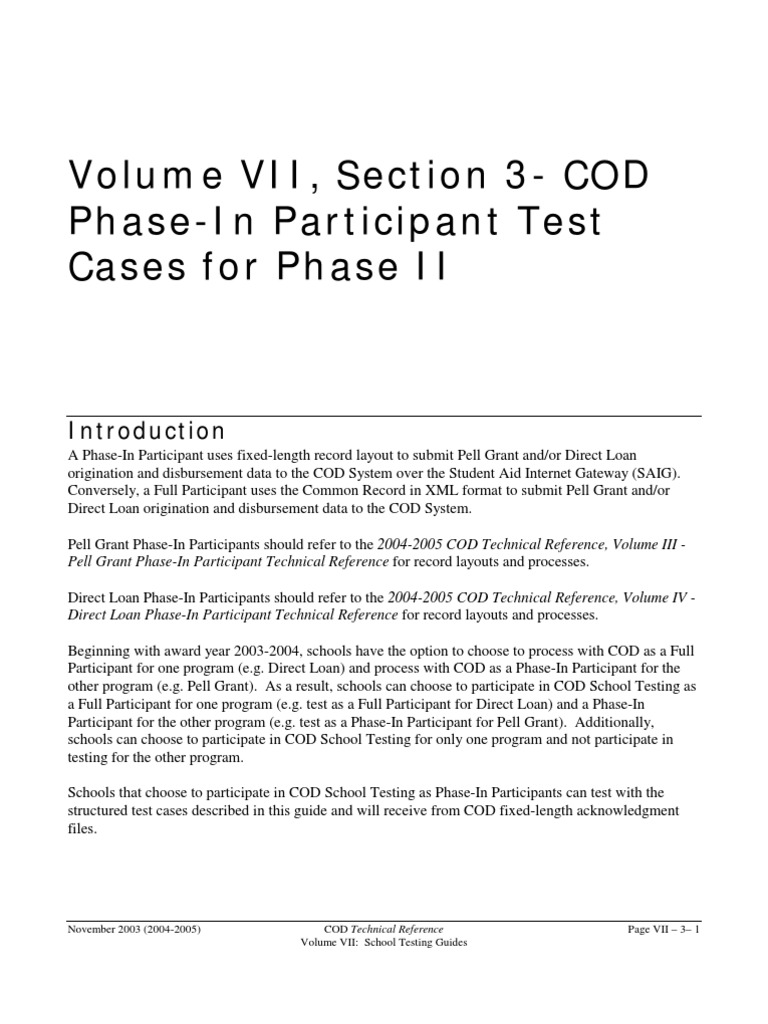 COD School Testing Guide 2004-2005 | PDF | Pell Grant | Citizenship Of ...