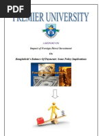 Download Foreign Direct Investment  and Balance of payments of Bangladesh by   SN108869900 doc pdf