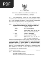 Download Hasil Keputusan Mahkamah Konstitusi Nomor 14PUU-X2012 by Oswar Mungkasa SN108870429 doc pdf