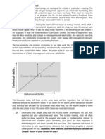 Career Growth & Satisfaction: Relational Skills