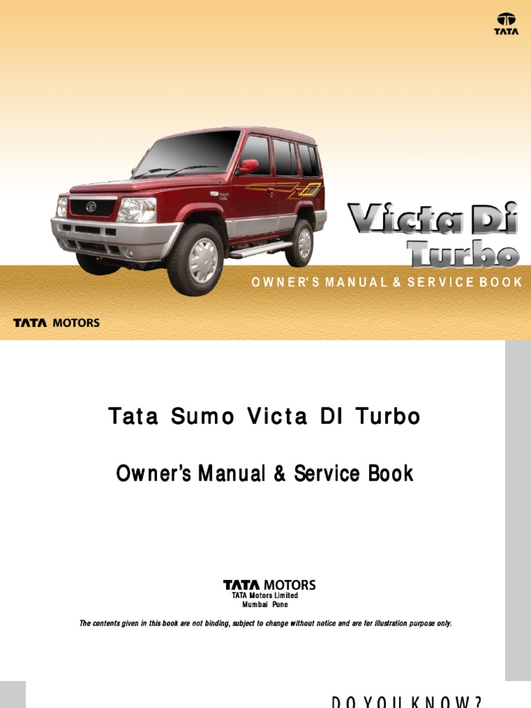 Tata Sumo Victa DI Turbo (Revision) | Seat Belt | Headlamp