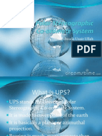 Universal Polar Stereographic Co-Ordinate System