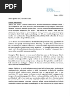 Third Point Q3 2012 Investor Letter TPOI