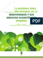 Politica Nacional Biodiversidad