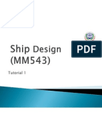 Ship Design (MM543) - Tutorial 1