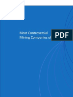 REPRISK, Las empresas mineras más controversiales del 2011 (Eng)