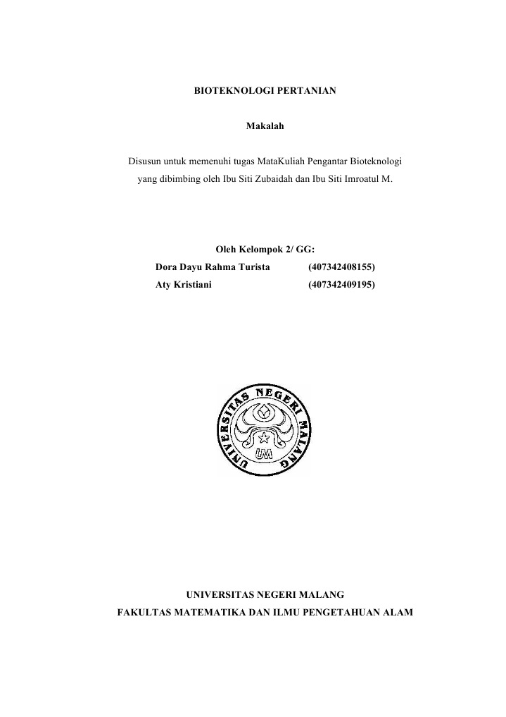 bioteknologi pertanian