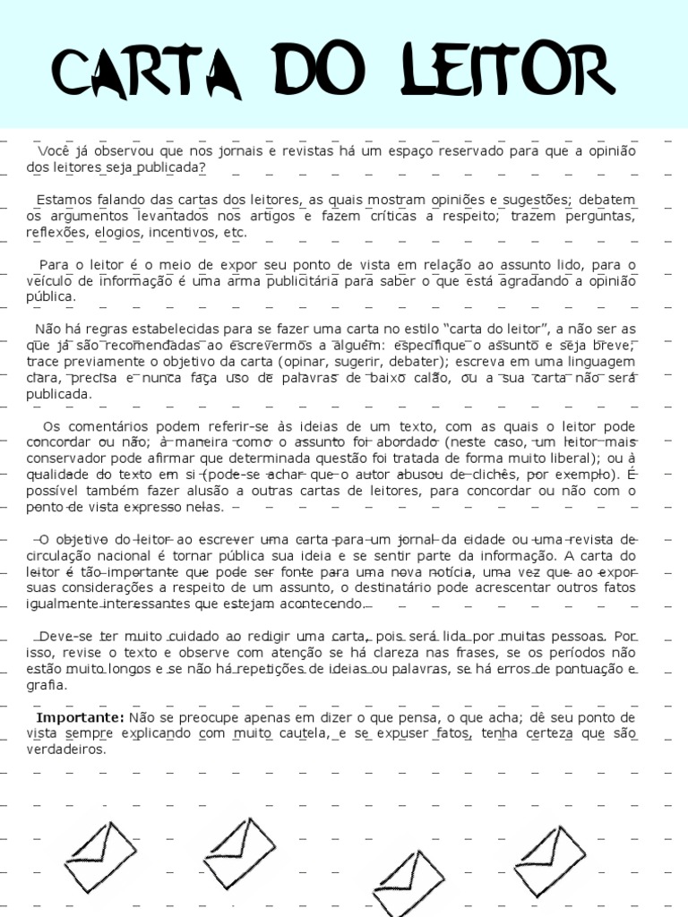 Carta Ao Leitor - Revista | Download grátis PDF | Jornais | Cuba