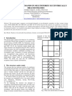 Overstrength Demand for Multi Storey Frame to Ec 8