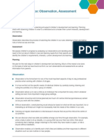 HNC RC The Early Years Foundation Stage - Effective Practice Observation, Assessment and Planning