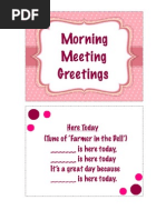 Download Morning Meeting Greetings Styled by Kristen Coughlan SN108930522 doc pdf