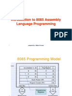 Introduction To 8085 Assembly Language Programming