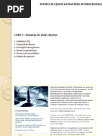 CURSUL NR. 3 - BALANȚA DE PLĂȚI EXTERNE